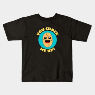 You Crack Me Up | Egg Pun Kids T-Shirt